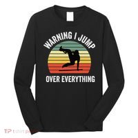 Parkour Free Running Parkour Warning I Jump Over Everything Long Sleeve Shirt thumb 0