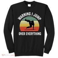 Parkour Free Running Parkour Warning I Jump Over Everything Sweatshirt thumb 0
