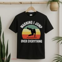 Parkour Free Running Parkour Warning I Jump Over Everything T-Shirt thumb 2