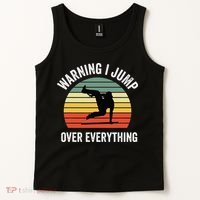 Parkour Free Running Parkour Warning I Jump Over Everything Tank Top thumb 2
