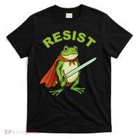 Portland Frog Resist Anti ICE Fascism Protest T-Shirt thumb 0