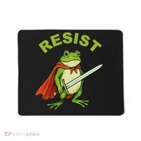 Portland Frog Resist Anti ICE Fascism Protest Mousepad thumb 0