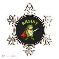 Portland Frog Resist Anti ICE Fascism Protest Ornament thumb 0