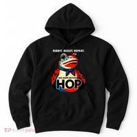 Portland Frog Ribbit Resist Repeat No Hope Without Hop Hoodie thumb 0