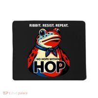 Portland Frog Ribbit Resist Repeat No Hope Without Hop Mousepad thumb 0