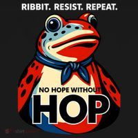 Portland Frog Ribbit Resist Repeat No Hope Without Hop Mousepad thumb 1