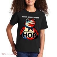 Portland Frog Ribbit Resist Repeat No Hope Without Hop Kids T-Shirt thumb 2