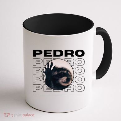Pedro Funny Raccoon Dancing Meme Coffee Mug back