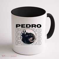 Pedro Funny Raccoon Dancing Meme Coffee Mug thumb 1