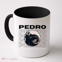 Pedro Funny Raccoon Dancing Meme Coffee Mug thumb 0