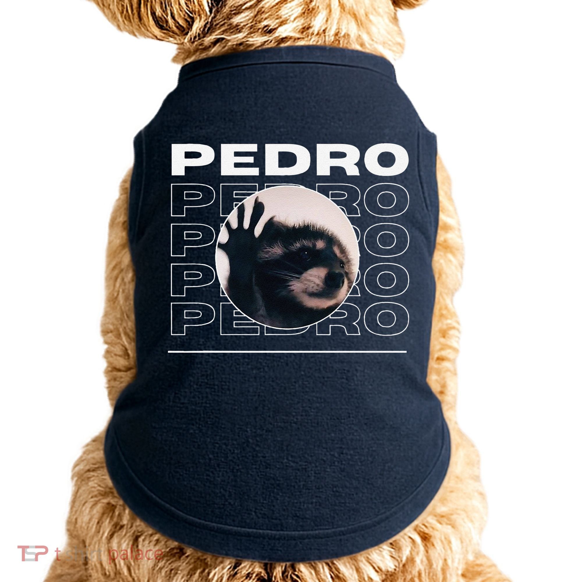Pedro Funny Raccoon Dancing Meme Doggie Tank