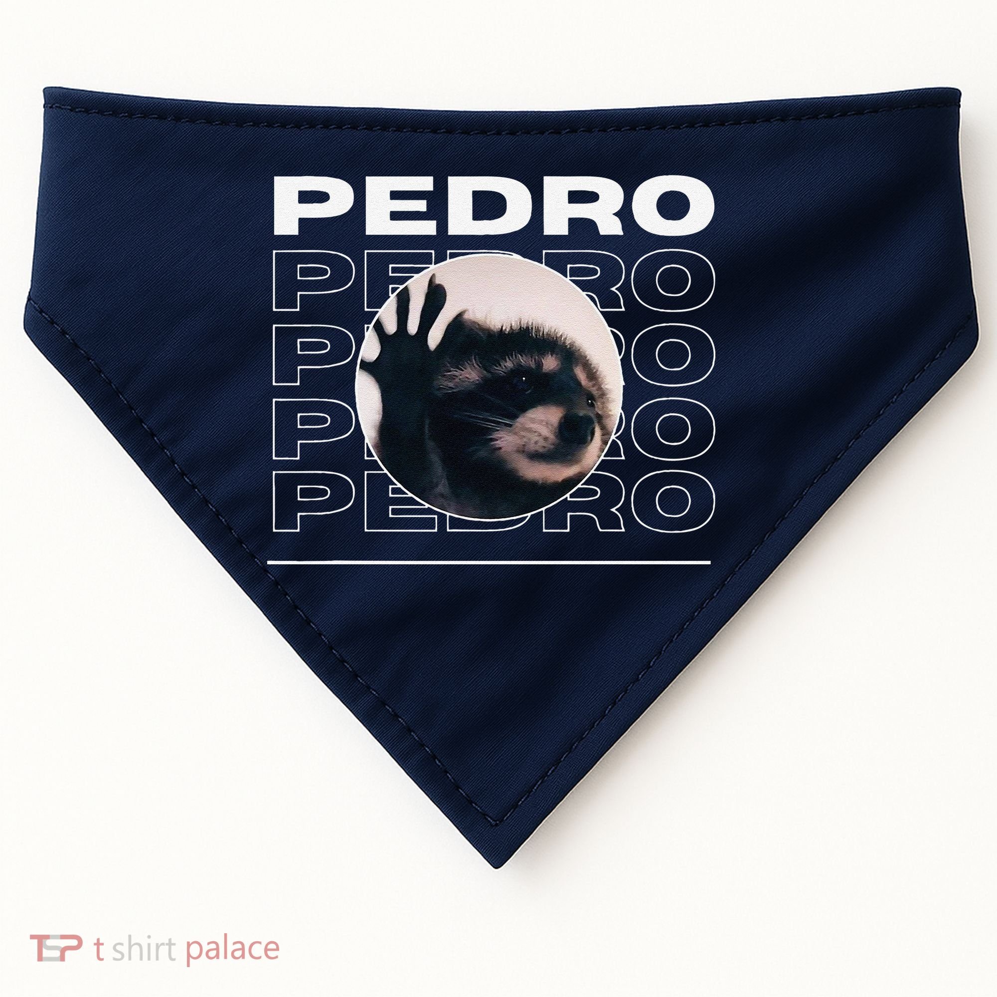 Pedro Funny Raccoon Dancing Meme USA-Made Doggie Bandana