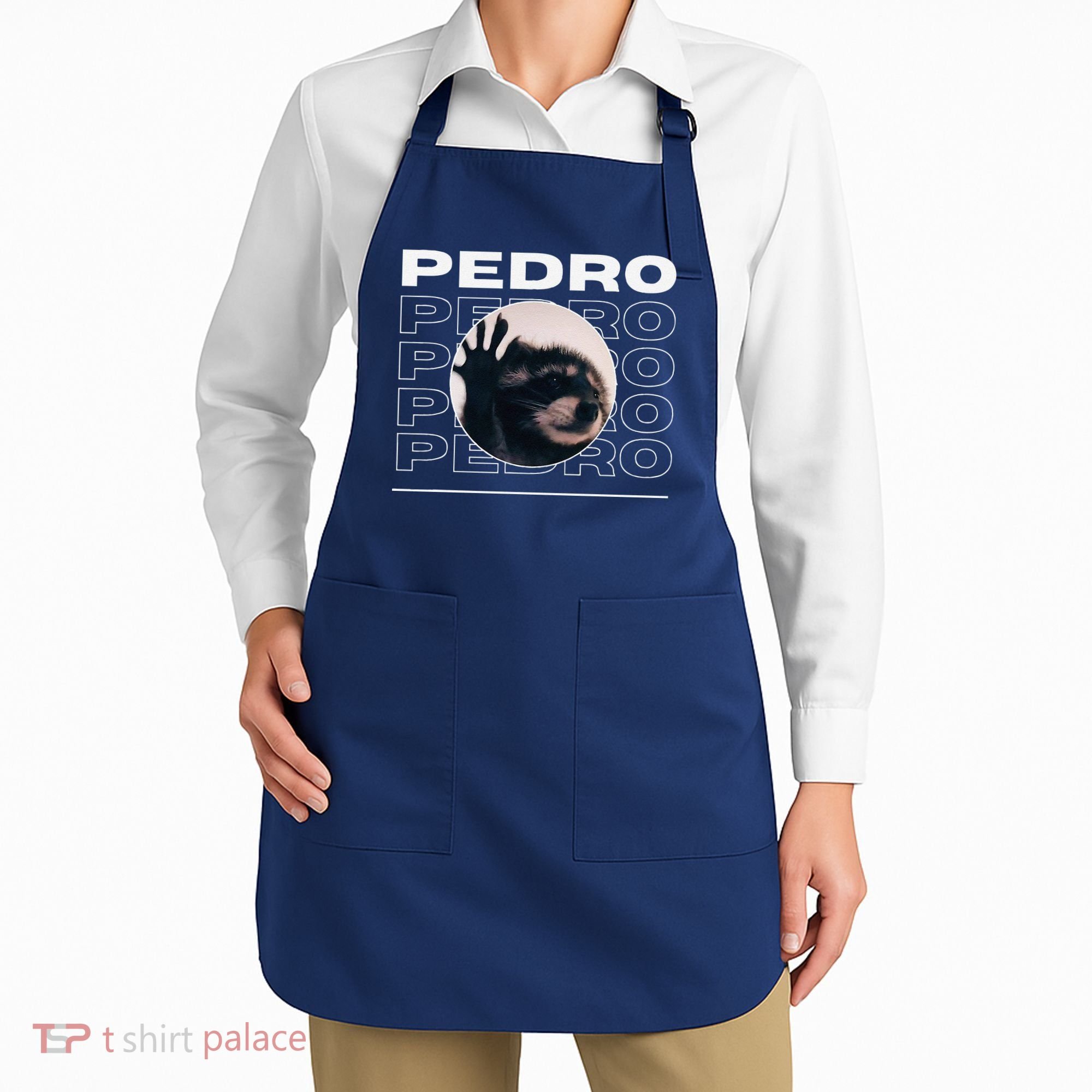 Pedro Funny Raccoon Dancing Meme Apron