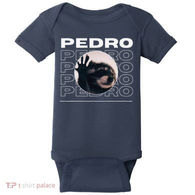 Pedro Funny Raccoon Dancing Meme Baby Bodysuit