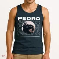 Pedro Funny Raccoon Dancing Meme Tank Top thumb 3