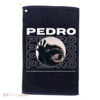 Pedro Funny Raccoon Dancing Meme Golf Towel thumb 0