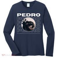Pedro Funny Raccoon Dancing Meme Women's Long Sleeve Shirt thumb 0