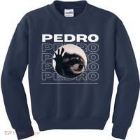 Pedro Funny Raccoon Dancing Meme Kids Sweatshirt thumb 0