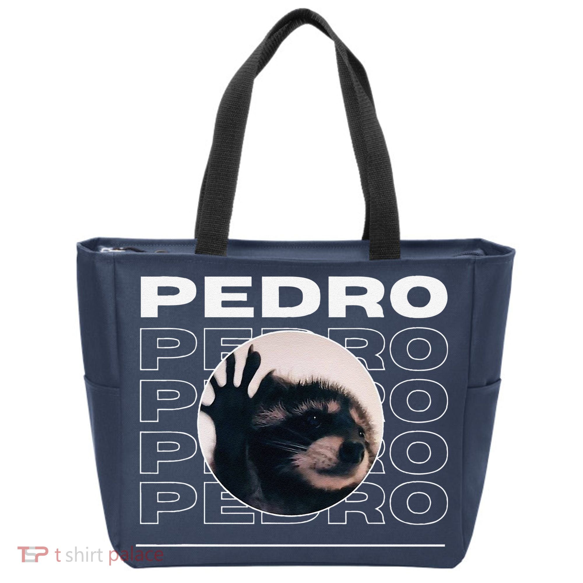 Pedro Funny Raccoon Dancing Meme Tote Bag