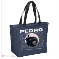 Pedro Funny Raccoon Dancing Meme Tote Bag thumb 2
