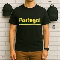 Portugal Fan Retro Vintage Flag T-Shirt thumb 6