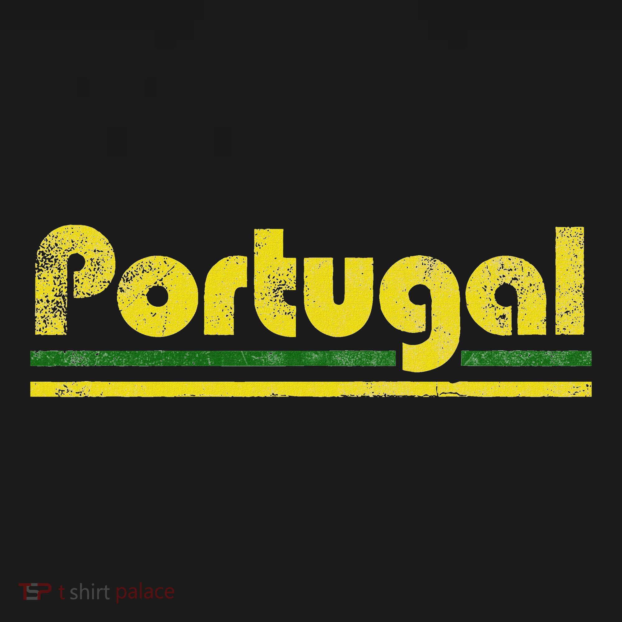 Portugal Fan Retro Vintage Flag T-Shirt