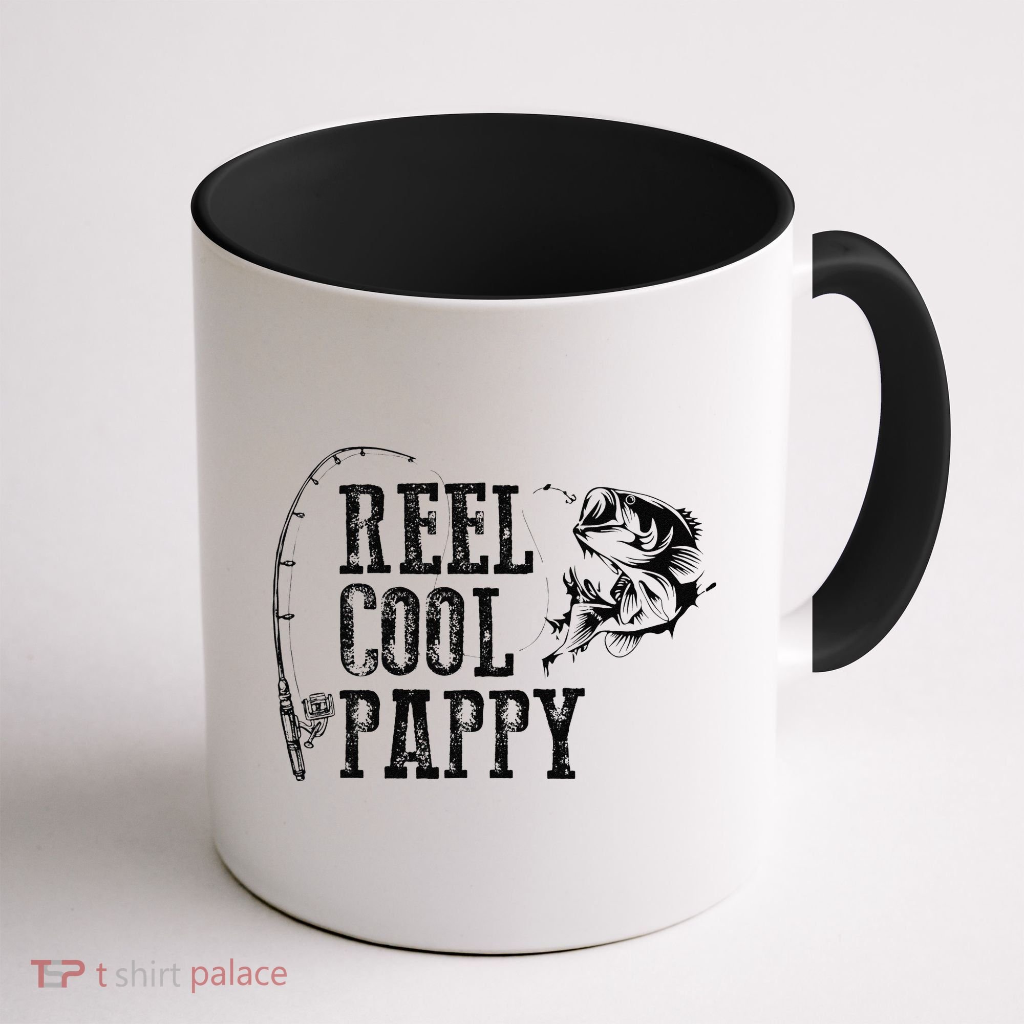 Pappy Fishing Reel Cool Pappy Funny Gift Coffee Mug