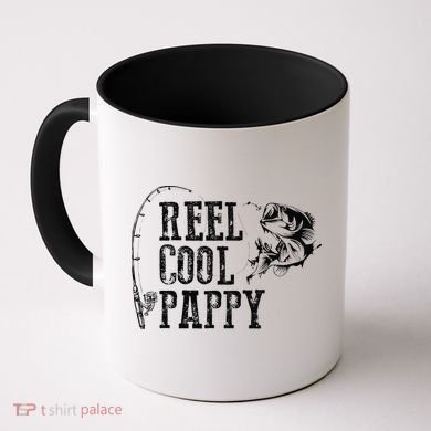 Pappy Fishing Reel Cool Pappy Funny Gift Coffee Mug