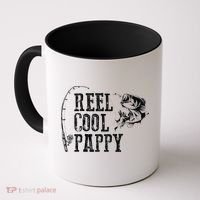 Pappy Fishing Reel Cool Pappy Funny Gift Coffee Mug thumb 0