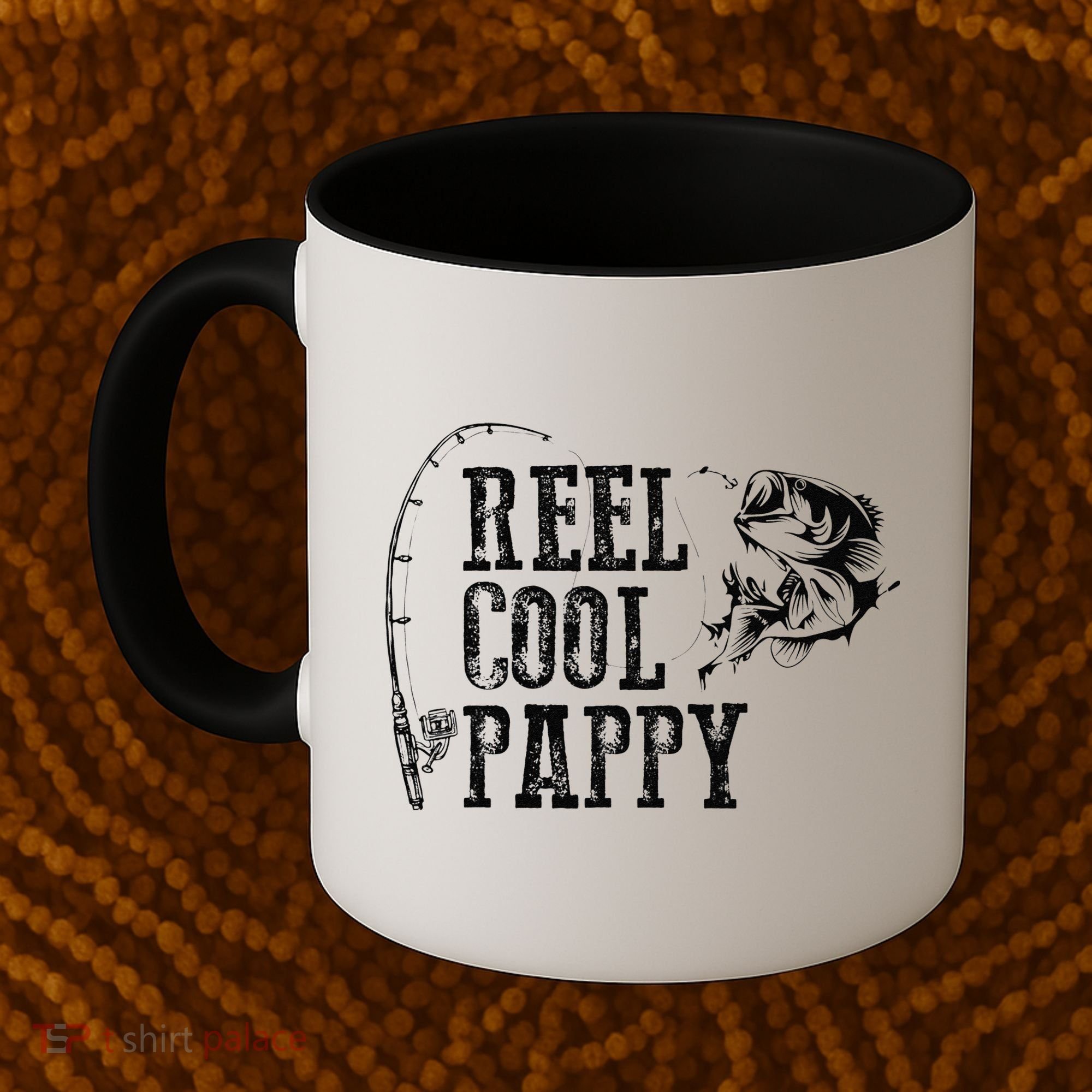 Pappy Fishing Reel Cool Pappy Funny Gift Coffee Mug