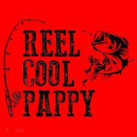 Pappy Fishing Reel Cool Pappy Funny Gift Santa Hat thumb 1