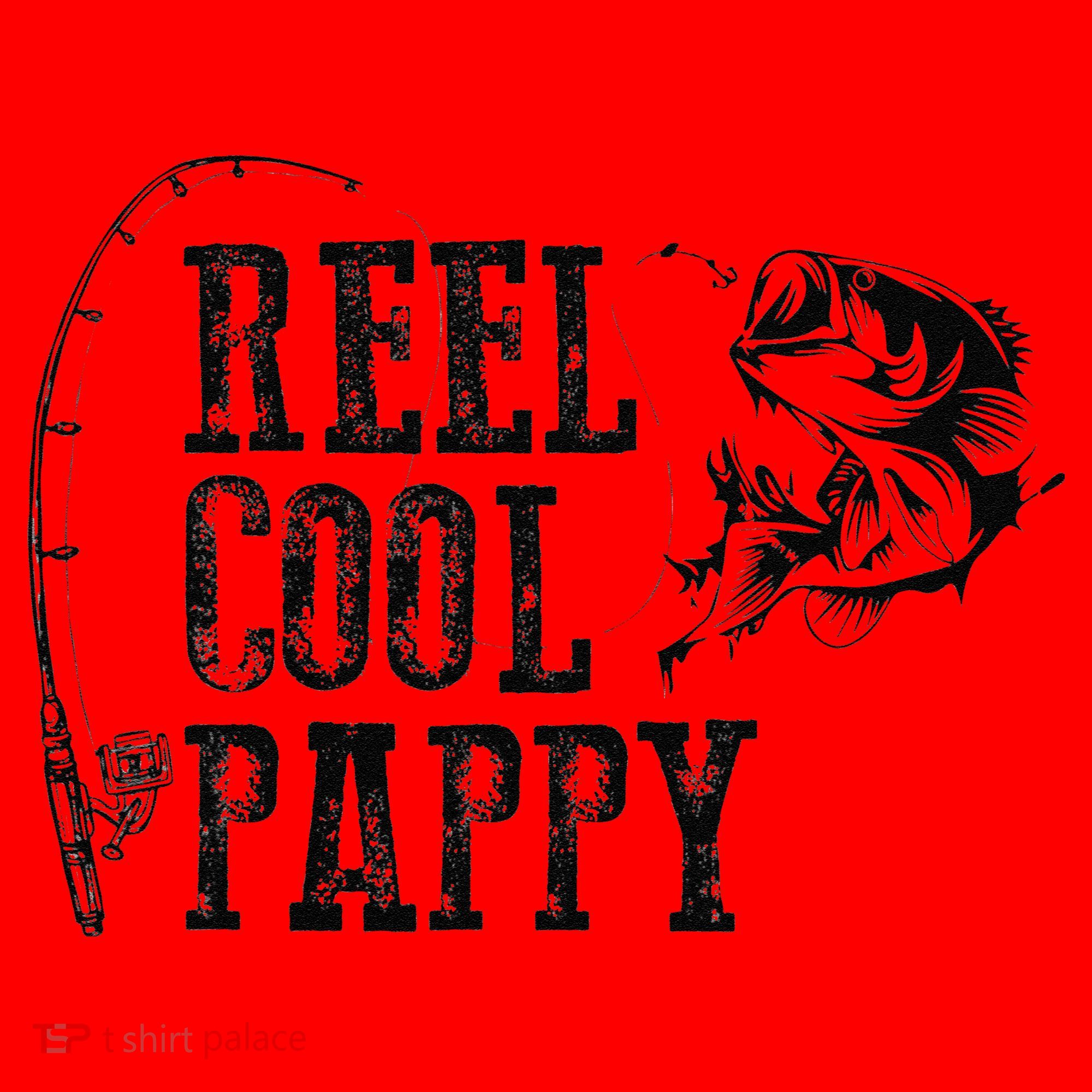 Pappy Fishing Reel Cool Pappy Funny Gift Santa Hat