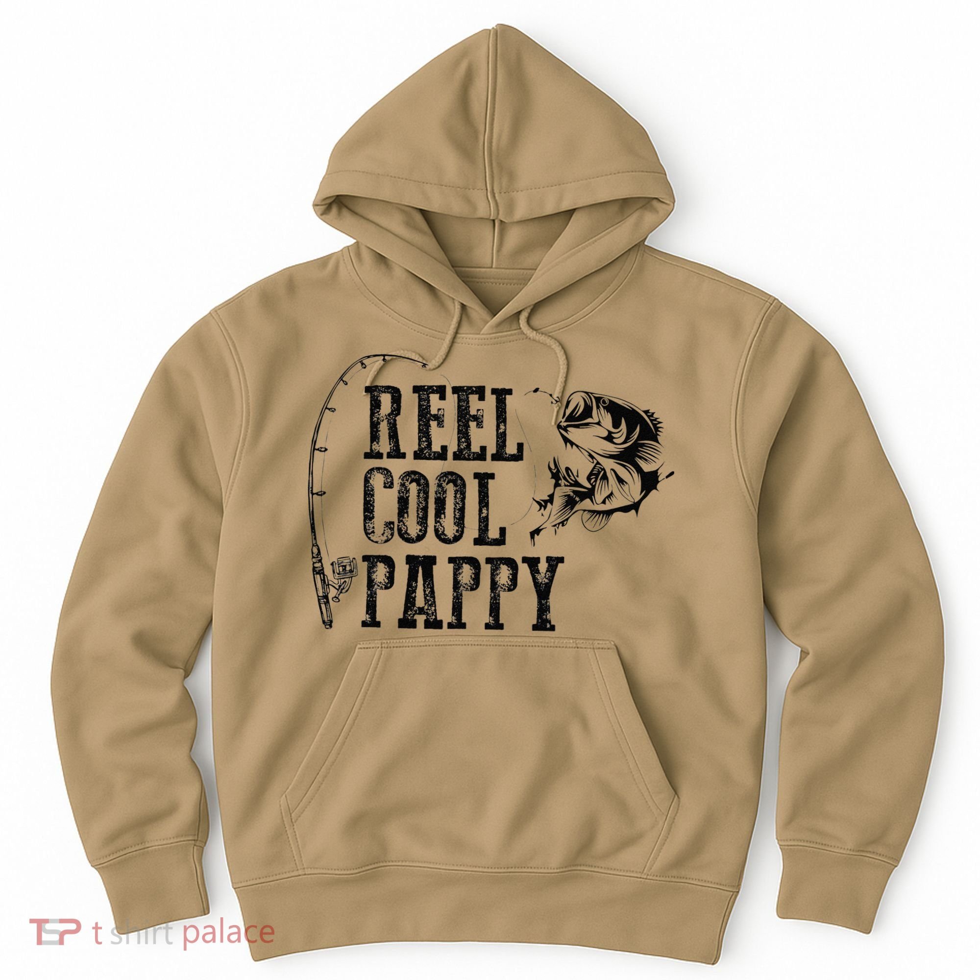 Pappy Fishing Reel Cool Pappy Funny Gift Hoodie