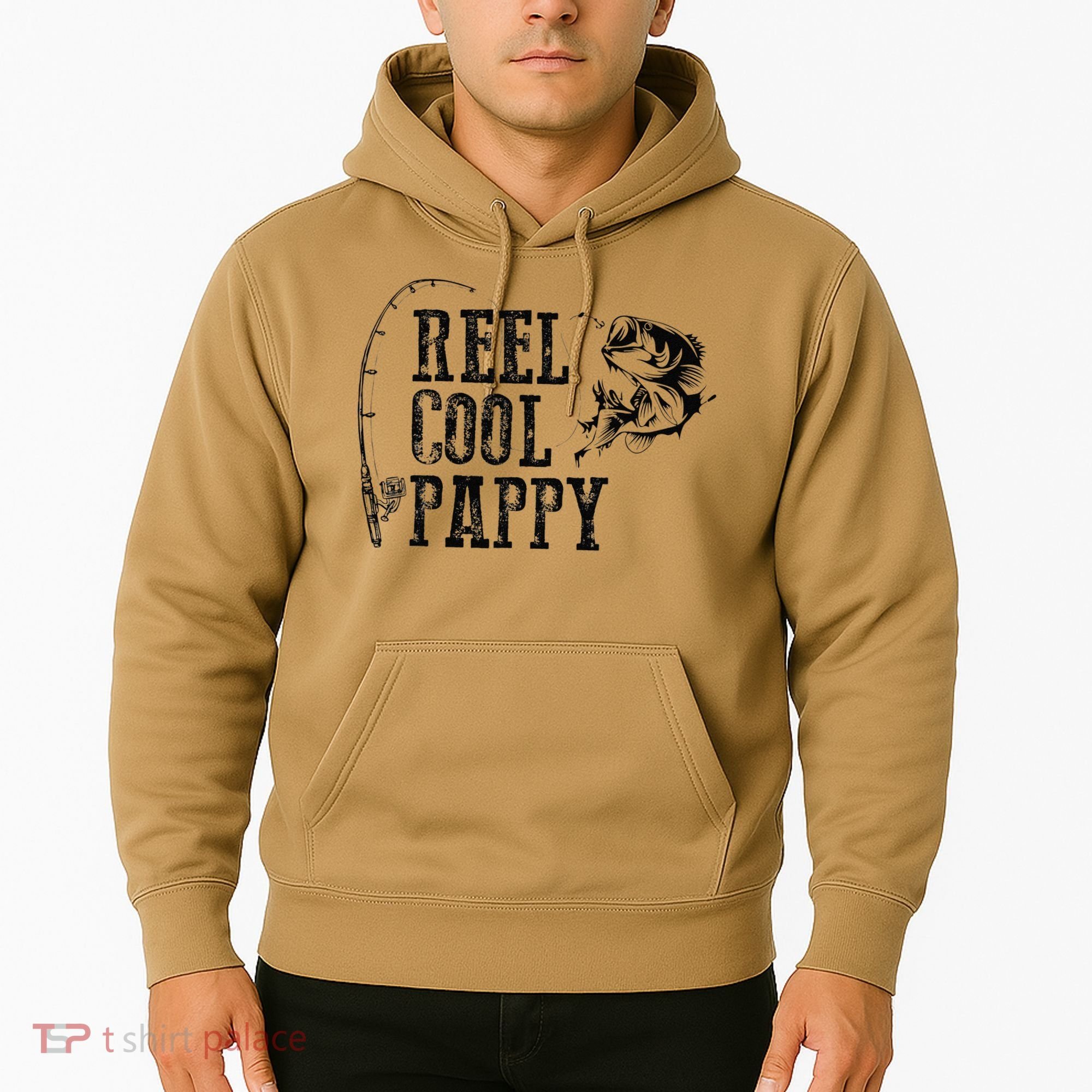 Pappy Fishing Reel Cool Pappy Funny Gift Hoodie