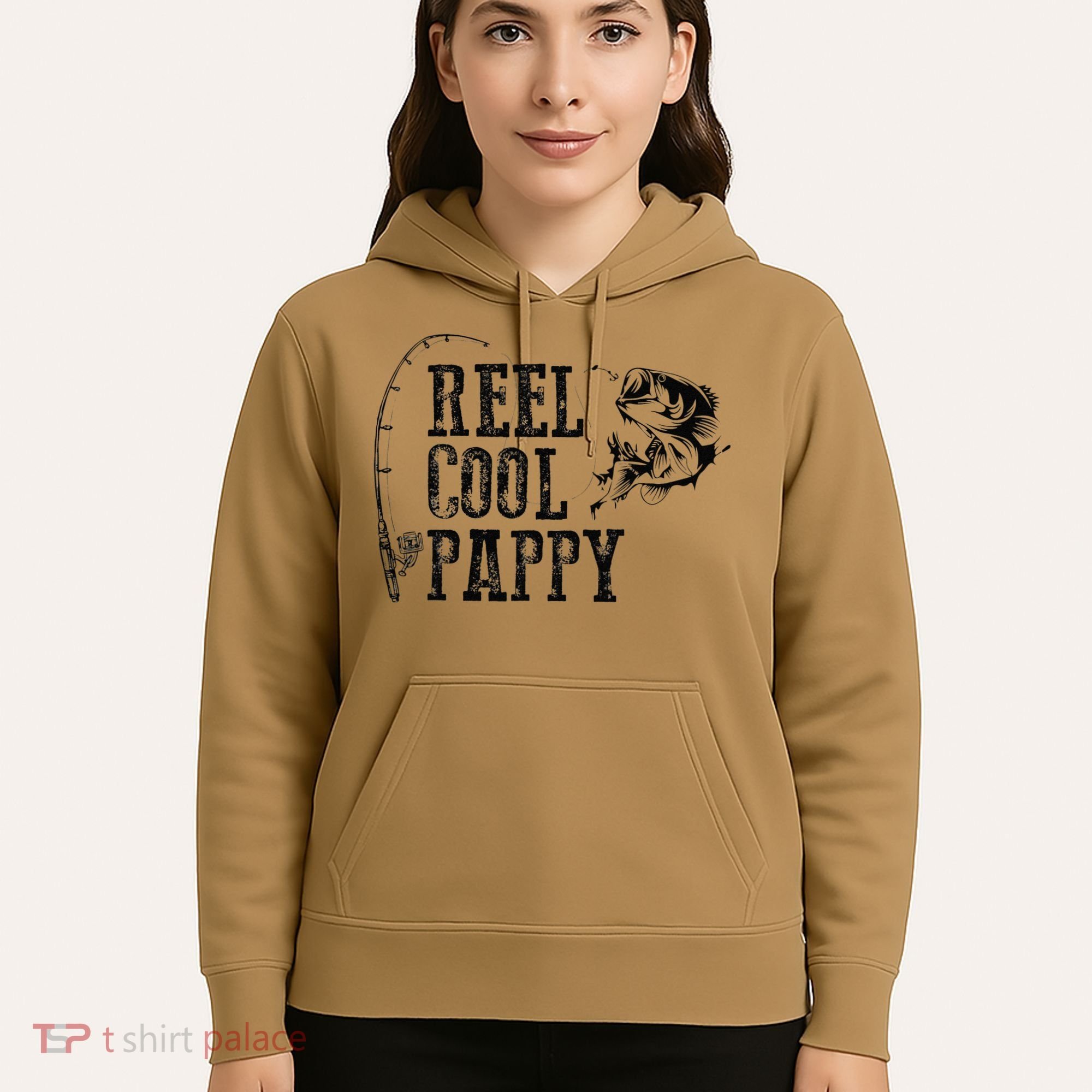Pappy Fishing Reel Cool Pappy Funny Gift Hoodie