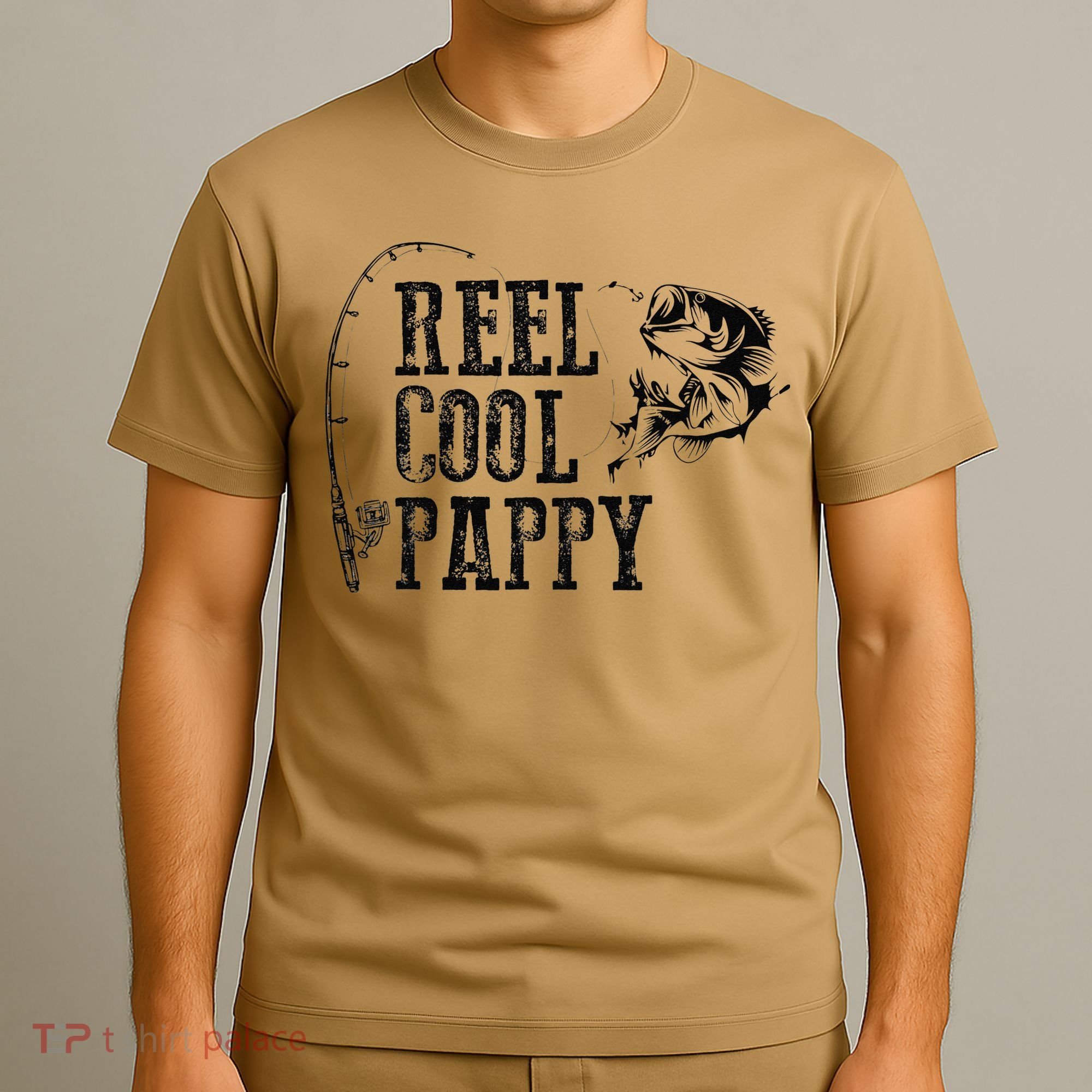 Pappy Fishing Reel Cool Pappy Funny Gift T-Shirt