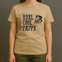 Pappy Fishing Reel Cool Pappy Funny Gift T-Shirt thumb 4