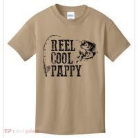 Pappy Fishing Reel Cool Pappy Funny Gift Kids T-Shirt thumb 0