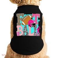 Preppy Football Retro Game Cute Doggie Tank thumb 0