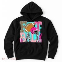 Preppy Football Retro Game Cute Hoodie thumb 0