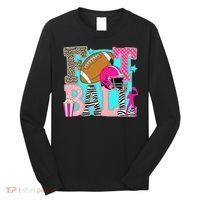 Preppy Football Retro Game Cute Long Sleeve Shirt thumb 0