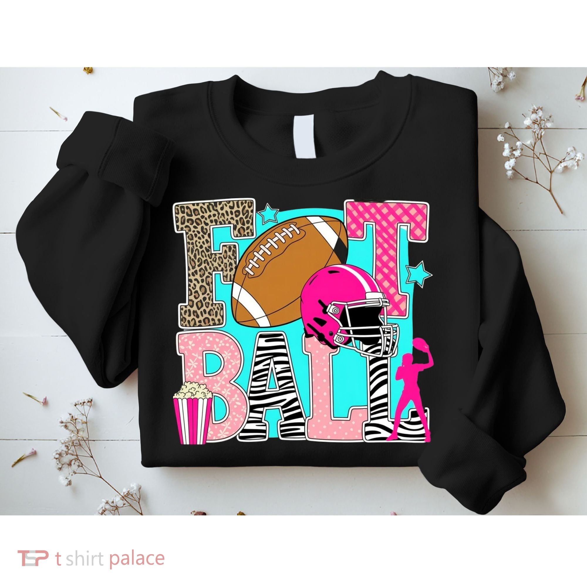 Preppy Football Retro Game Cute Sweatshirt