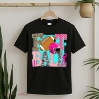 Preppy Football Retro Game Cute T-Shirt thumb 2