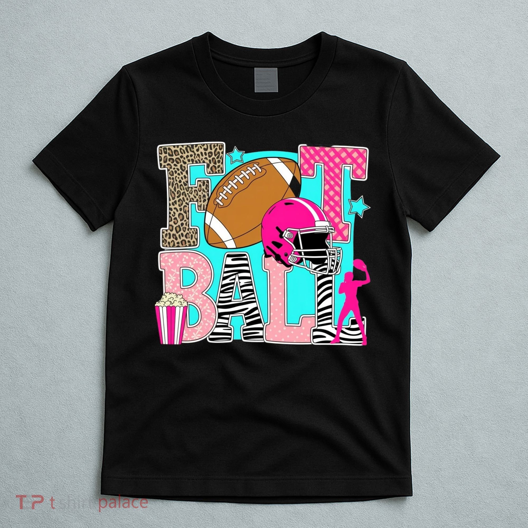 Preppy Football Retro Game Cute T-Shirt