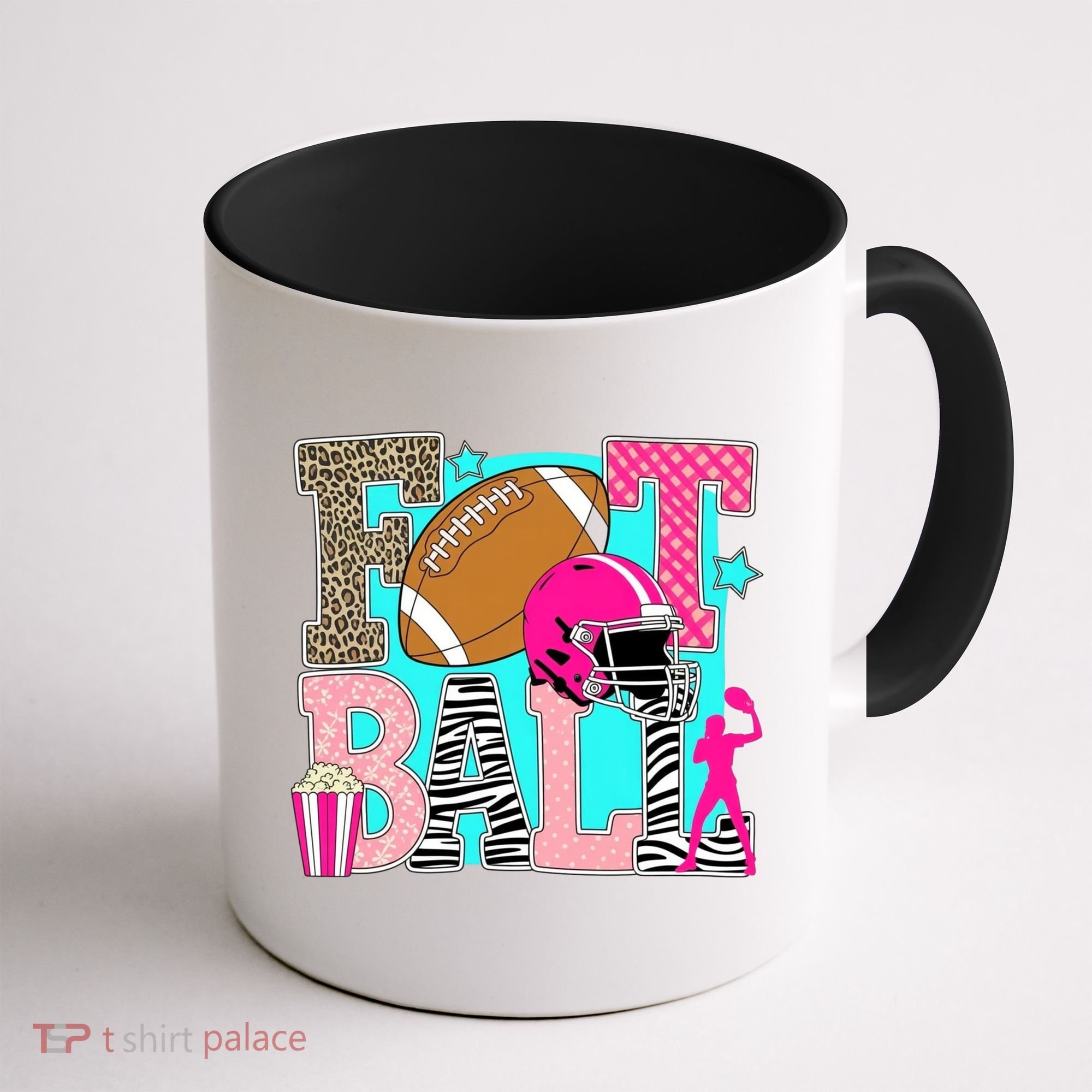 Preppy Football Retro Game Cute Coffee Mug