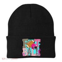 Preppy Football Retro Game Cute Beanie thumb 0