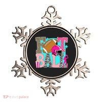 Preppy Football Retro Game Cute Ornament thumb 0