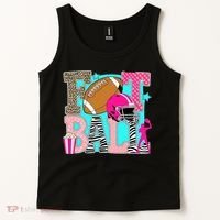 Preppy Football Retro Game Cute Tank Top thumb 2