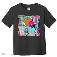 Preppy Football Retro Game Cute Toddler T-Shirt thumb 0