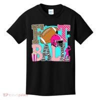 Preppy Football Retro Game Cute Kids T-Shirt thumb 0